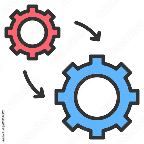 Scalability Icon Element For Design