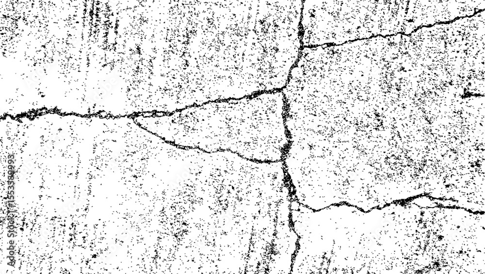 Obraz premium crack texture, grunge texture, distress background, rough texture, dirty texture, cracked wall concrete of black and white for background