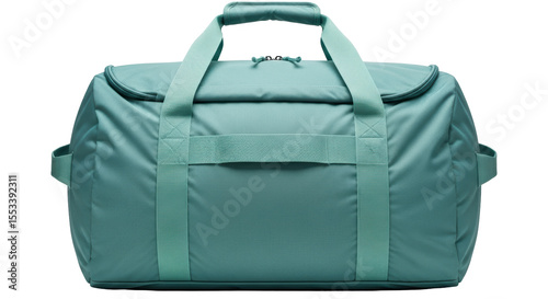 Fototapeta Naklejka Na Ścianę i Meble -  Isolated Teal Duffel Bag