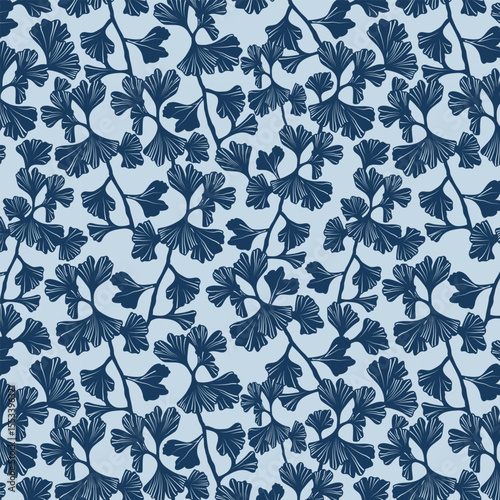 Modern Botanica seamless vector pattern