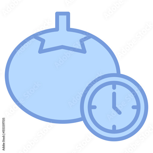 Pomodoro Technique Icon Element For Design