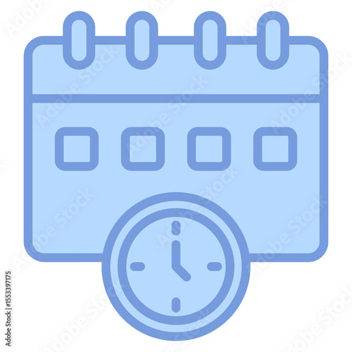 Time Estimation Icon Element For Design