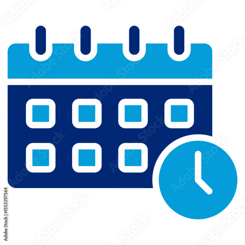 Weekly Agenda Icon Element For Design