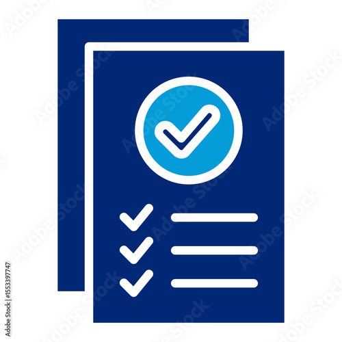 Task Completion Icon Element For Design