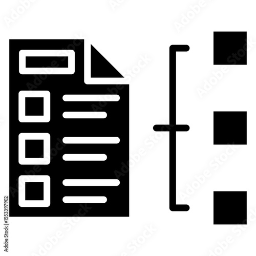 Task Prioritization Icon Element For Design