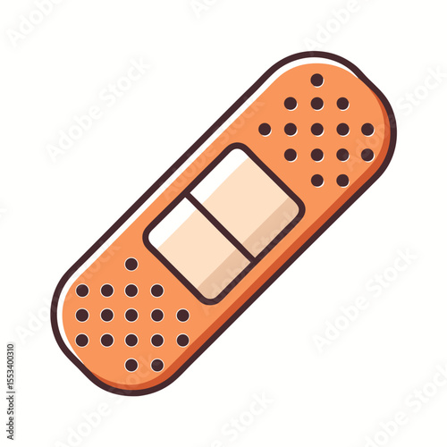 a simple icon of a medical-bandage