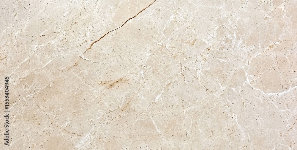 Obraz premium Light Beige Marble Texture with Subtle Pattern and Veining