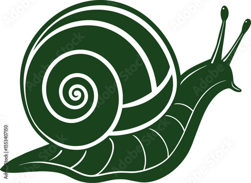 Snail logo vector art