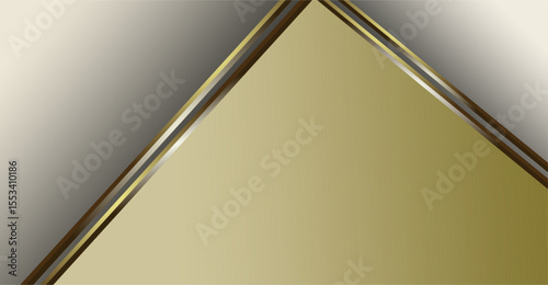 a composition of diagonal lines, planes and geometric shapes with gradations of brown and gold  that gives an elegant and luxurious impression as inspiration for fine art designs