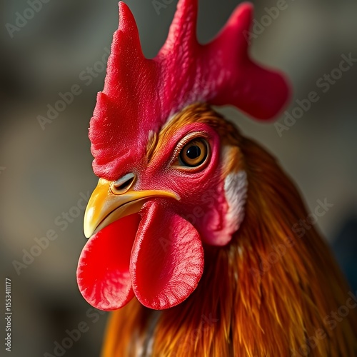 portrait of a rooster