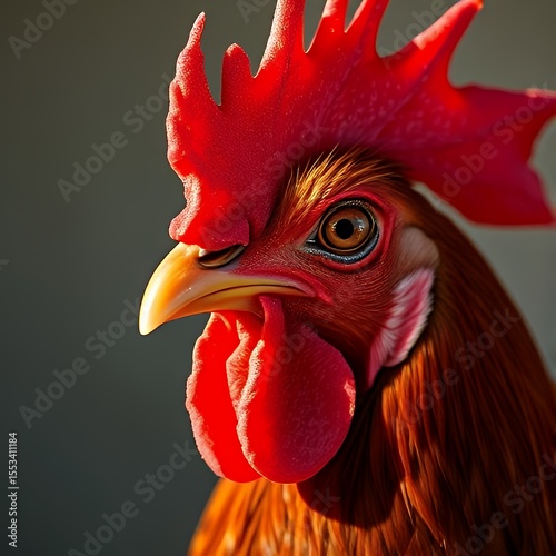portrait of a rooster