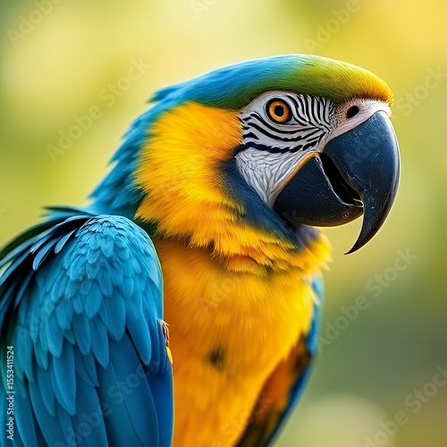 blue and yellow macaw