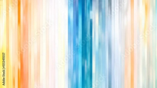 Colorful vertical lines with shifting gradient tones in bright modern composition, seamless looping 4k time-lapse animation video background. Abstract concept