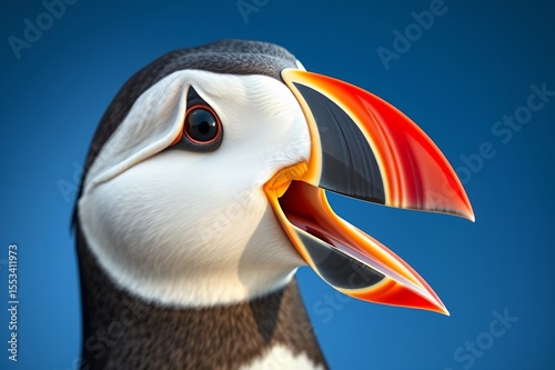 close up of an eagle head