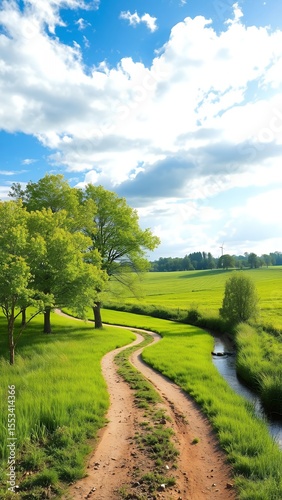 road in the field