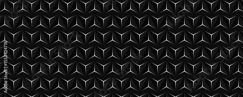 Dark black and white horizontal hexagonal technology abstract vector background. red bright energy flashes under hexagon in futuristic modern technology wide banner. Dark gray honeycomb texture grid.