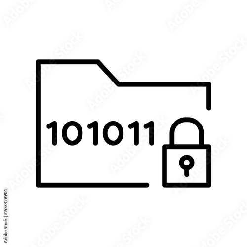 encrypted file/folder with transparent background