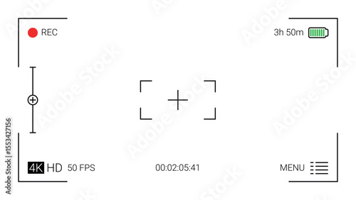 Transparent Camera view Recording Design