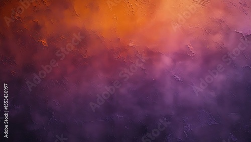 Textured Orange to Purple Gradient Background abstract