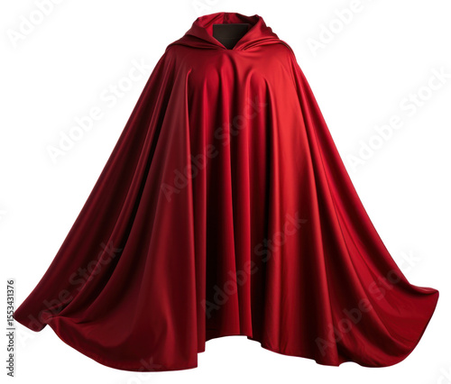 PNG Suoerhero red cape dress gown photo
