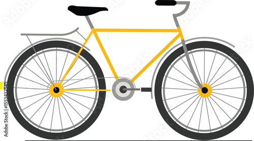 vintage bicycle vector illustration