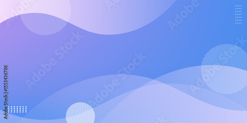 Banner background blue and purple gradations with waves lines abstract background,simple vector eps 10