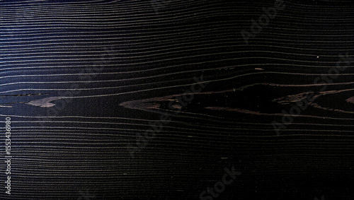 Dark Wood Grain Texture:  Elegant, Smooth, Black Background for Design Projects