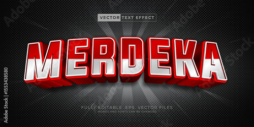 Merdeka Text Style Effect