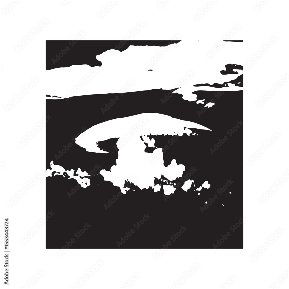 FIRE COULD ART DESIGN BLACK AND WHITE FIRE COULD ART DESIGN BLACK AND WHITE