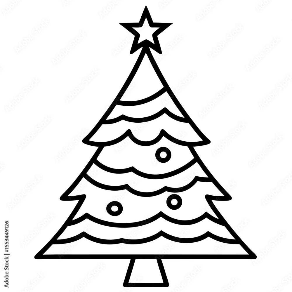 Fototapeta premium Xmas Tree Symbol