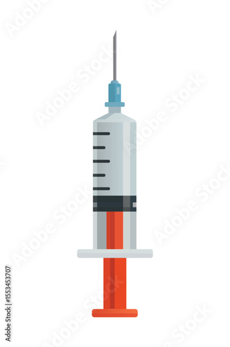 Medical Syringe for Vaccination or Injection