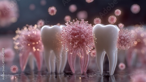 Both bacteria and teeth
