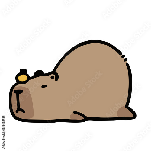 lazy capybara 