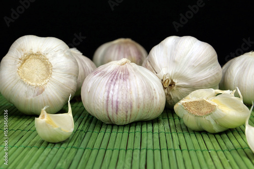 Garlic - very healthy product with many beneficial properties for health