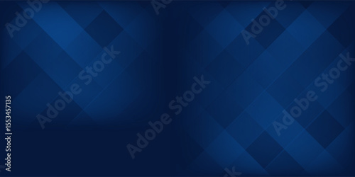 Black dark navy blue silver abstract pattern background. Geometric shape. Line triangle angle fold polygon diamond 3D simple abstract modern