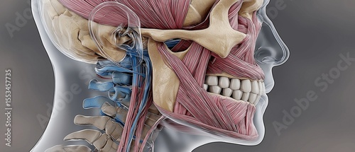 arthritis in the temporomandibular joints and a displaced articular disc
