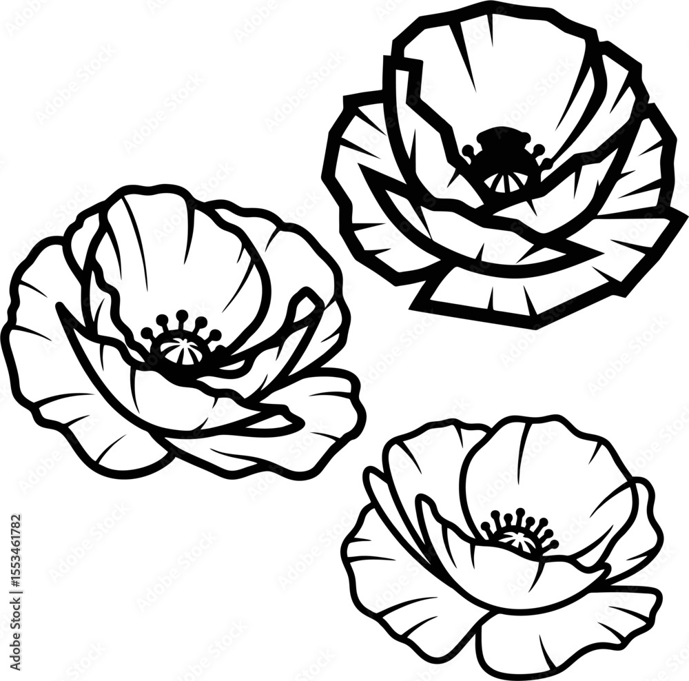 Elegant poppy flower vector art, soft petal flow and minimalist style perfect for lifestyle branding or cosmetics.
Elegant poppy flower vector art, soft petal flow and minimalist style perfect for lifestyle branding or cosmetics.