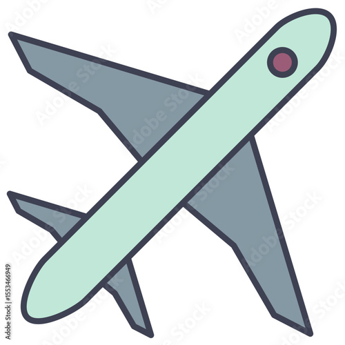 Passenger Airplane Icon