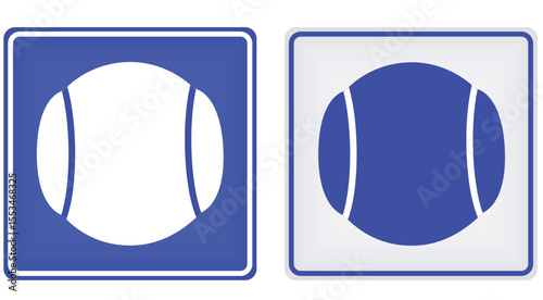 Tennis  playfield sign. vector illustration