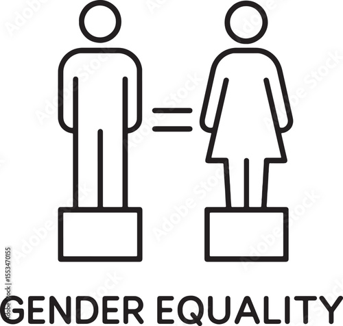 "Gender Equality Symbol Icon Design"