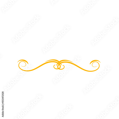 Vintage swirl divider 