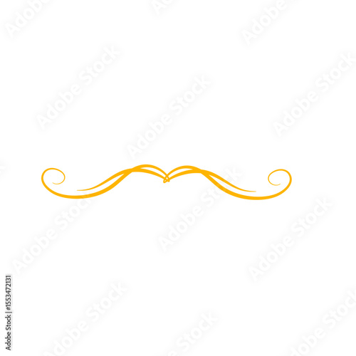 Vintage swirl divider 