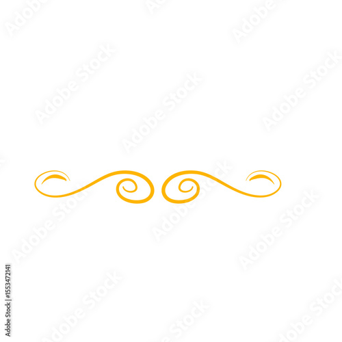 Vintage swirl divider 