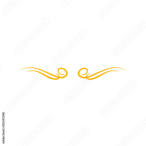 Vintage swirl divider 