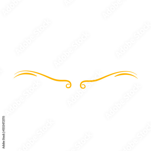 Vintage swirl divider 
