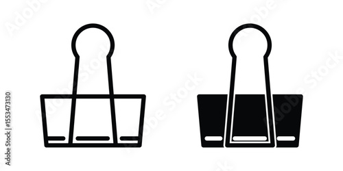 Paper clip icon template
