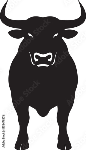 A cute, funny cartoon cow and other farm animals like goats and buffalo are isolated vector illustrations for agriculture and dairy