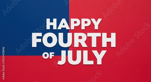 Patriotic design celebrating the Fourth of July holiday