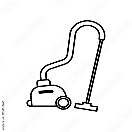 vacuum cleaner isolated on white