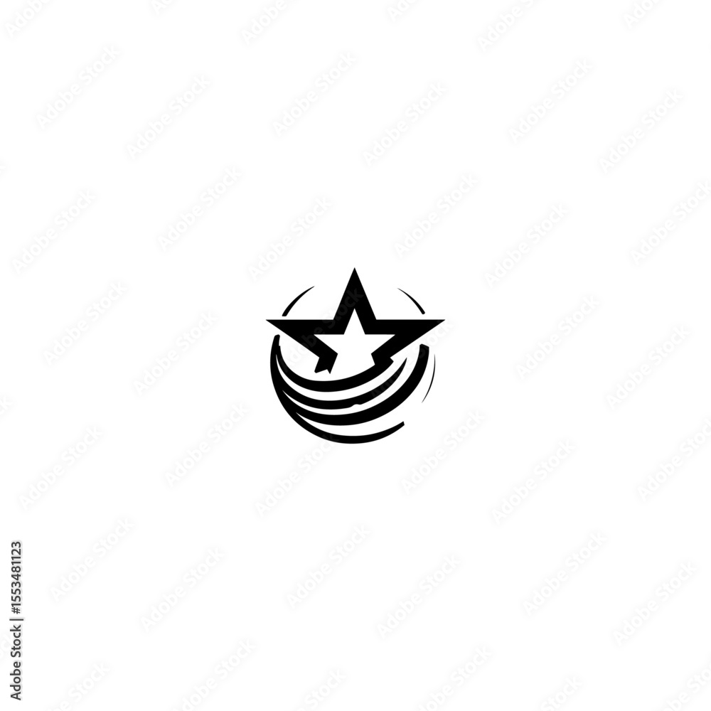Fototapeta premium Star Vector Icon 